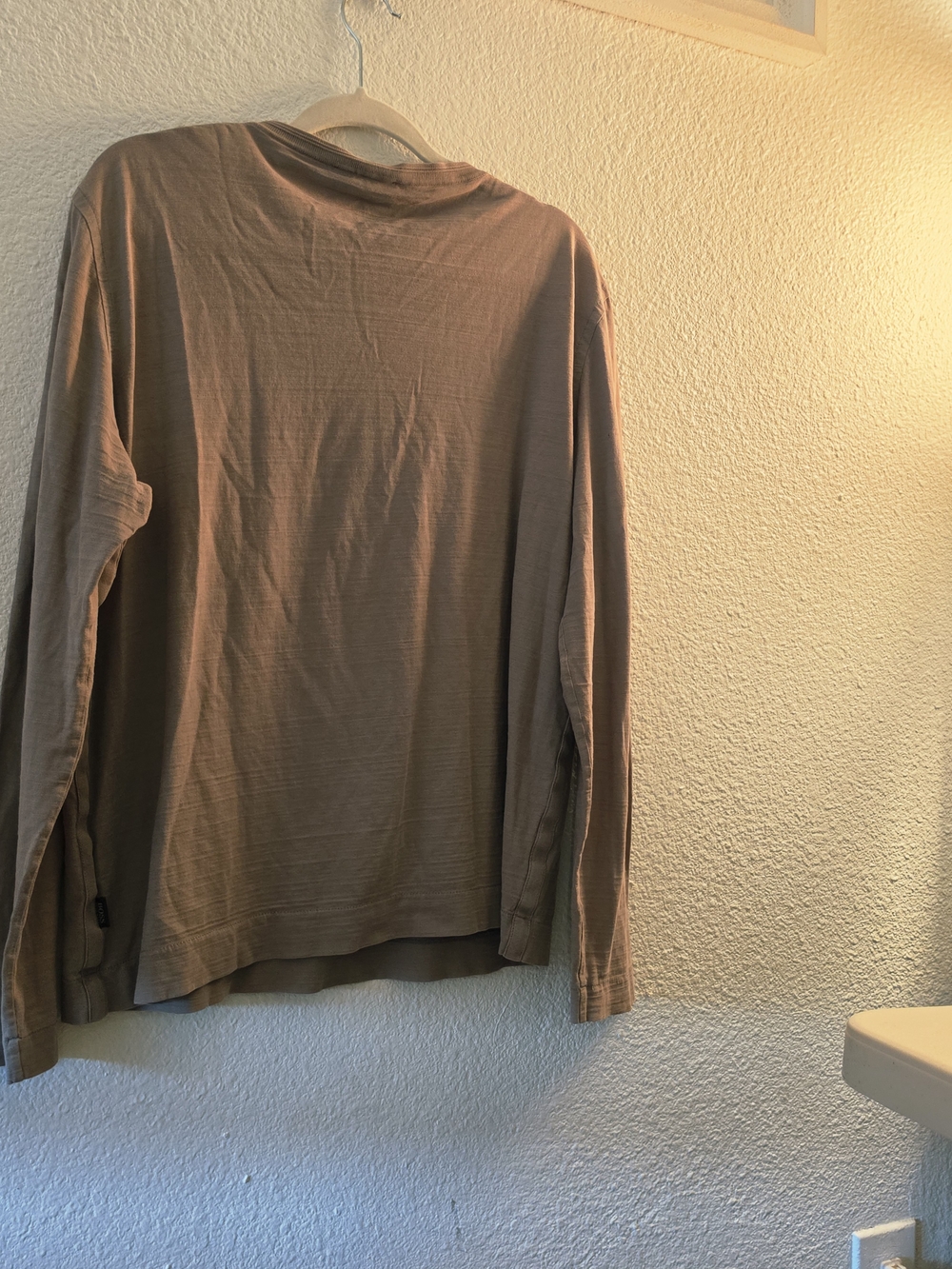 Boss Men's Taupe Crew Neck Tee - Picture 9 of 10